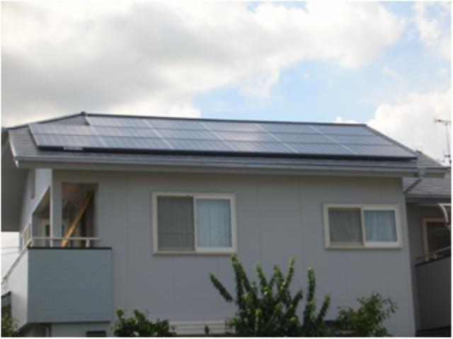 栃木小山　オール電化太陽光発電パネル